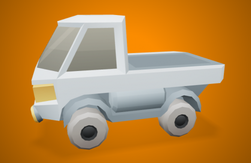 Space Truck Low poly (1)